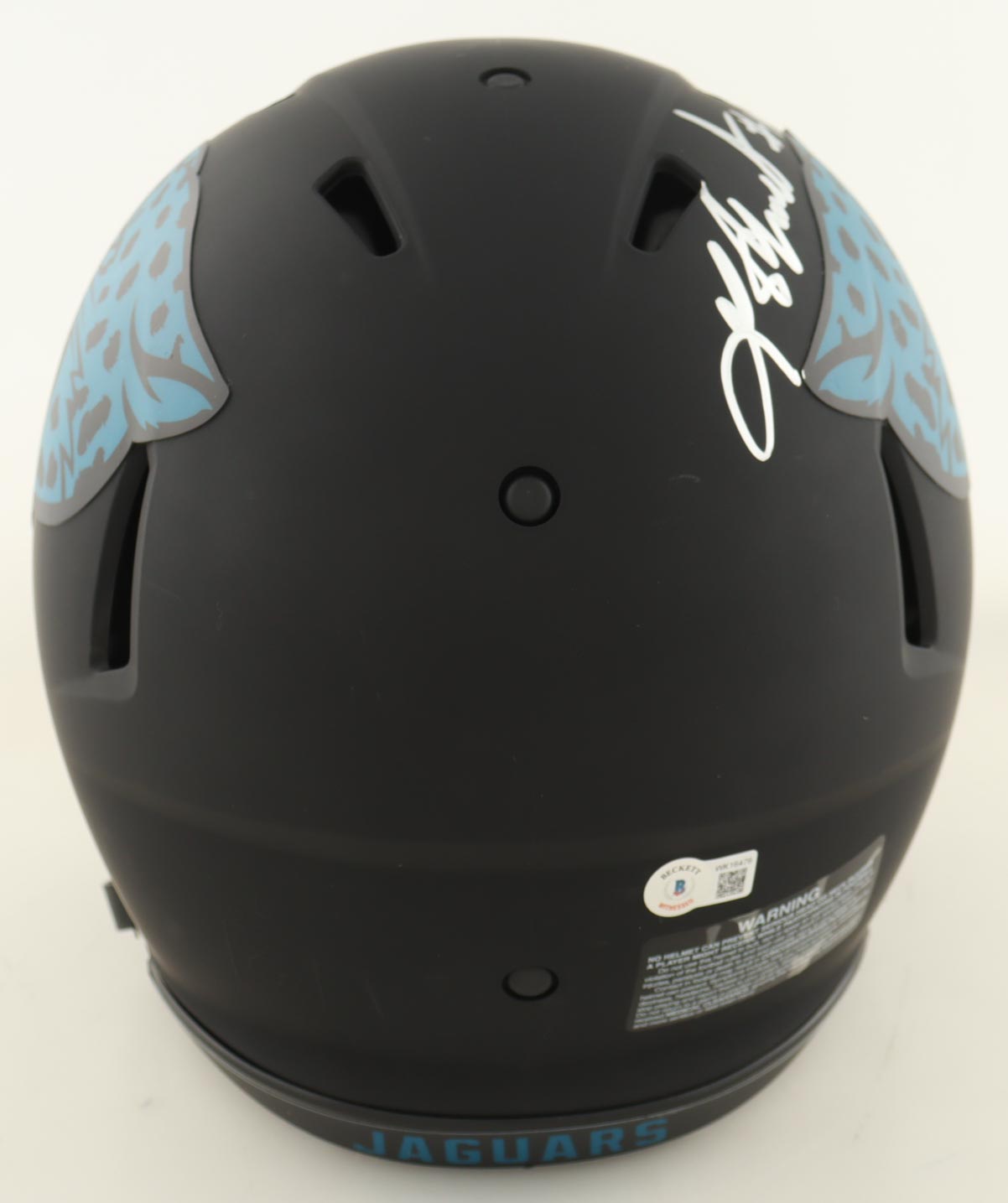 Laviska Shenault Signed Jaguars Full Size Authentic Eclipse Alternate Speed Helmet (Beckett) at PristineAuction.com Laviska Shenault Signed Jaguars Full Size Authentic Eclipse Alternate Speed Helmet (Beckett) at PristineAuction.com