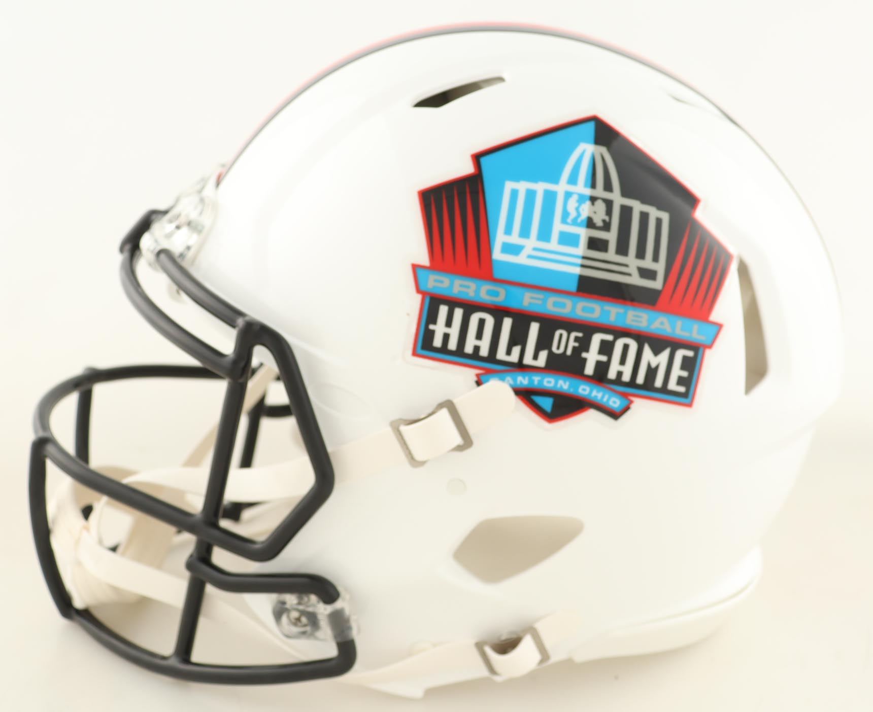 Shannon Sharpe & Sterling Sharpe Signed Pro Football Hall of Fame Logo Full-Size Authentic On-Field Speed Helmet Inscribed "HOF 11" (Beckett) at PristineAuction.com Shannon Sharpe & Sterling Sharpe Signed Pro Football Hall of Fame Logo Full-Size Authentic On-Field Speed Helmet Inscribed "HOF 11" (Beckett) at PristineAuction.com