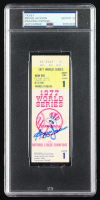 Reggie Jackson Signed 1977 World Series Ticket (PSA Auto 10) at PristineAuction.com