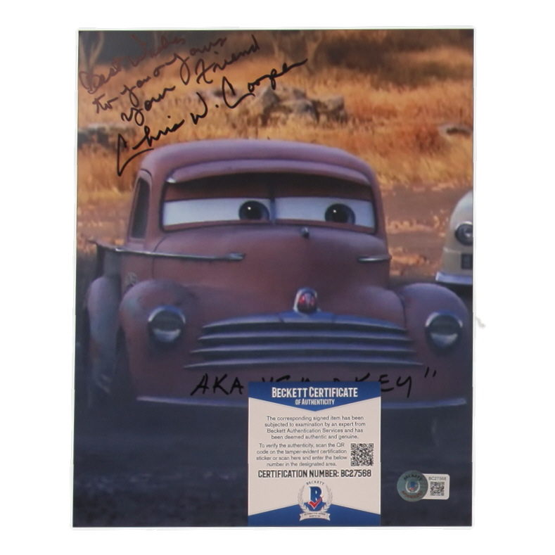 Chris Cooper Signed "Cars 3" 8x10 Photo Inscribed "Best Wishes to You and Your Friends" & "AKA Smokey" (Beckett) at PristineAuction.com Chris Cooper Signed "Cars 3" 8x10 Photo Inscribed "Best Wishes to You and Your Friends" & "AKA Smokey" (Beckett) at PristineAuction.com