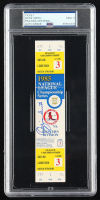 Ozzie Smith Signed 1985 NLCS Game Ticket (PSA Auto 9) at PristineAuction.com