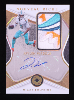 Jaylen Waddle 2024 Panini Gold Standard Nouveau Riche Patch Autographs Holo Gold #4 #03/15 at PristineAuction.com