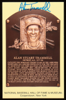 Alan Trammell Signed Hall Of Fame Plaque Postcard (JSA) at PristineAuction.com