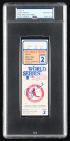 Ozzie Smith Signed 1982 World Series Game Ticket (PSA Auto 10) at PristineAuction.com