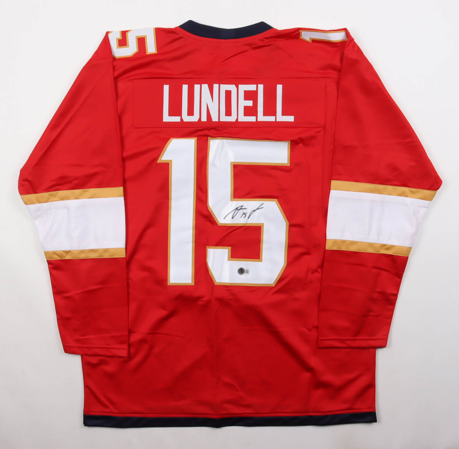 Anton Lundell Signed Jersey (Beckett) at PristineAuction.com Anton Lundell Signed Jersey (Beckett) at PristineAuction.com