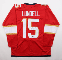 Anton Lundell Signed Jersey (Beckett) at PristineAuction.com