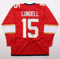 Anton Lundell Signed Jersey (Beckett) at PristineAuction.com
