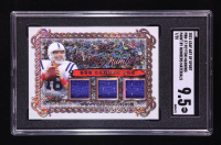 Peyton Manning 2021 Leaf Art of Sport Paint by Numbers Memorabilia Navy #PBN27 #7/25 (SGC 9.5) at PristineAuction.com
