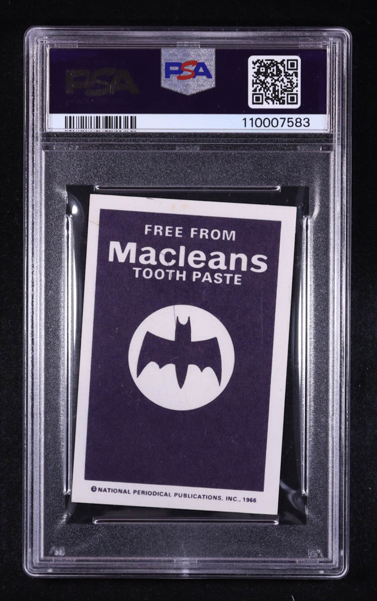 Mr. Freeze 2 1966 Maclean's Toothpaste Batman #NNO (PSA 6) at PristineAuction.com Mr. Freeze 2 1966 Maclean's Toothpaste Batman #NNO (PSA 6) at PristineAuction.com