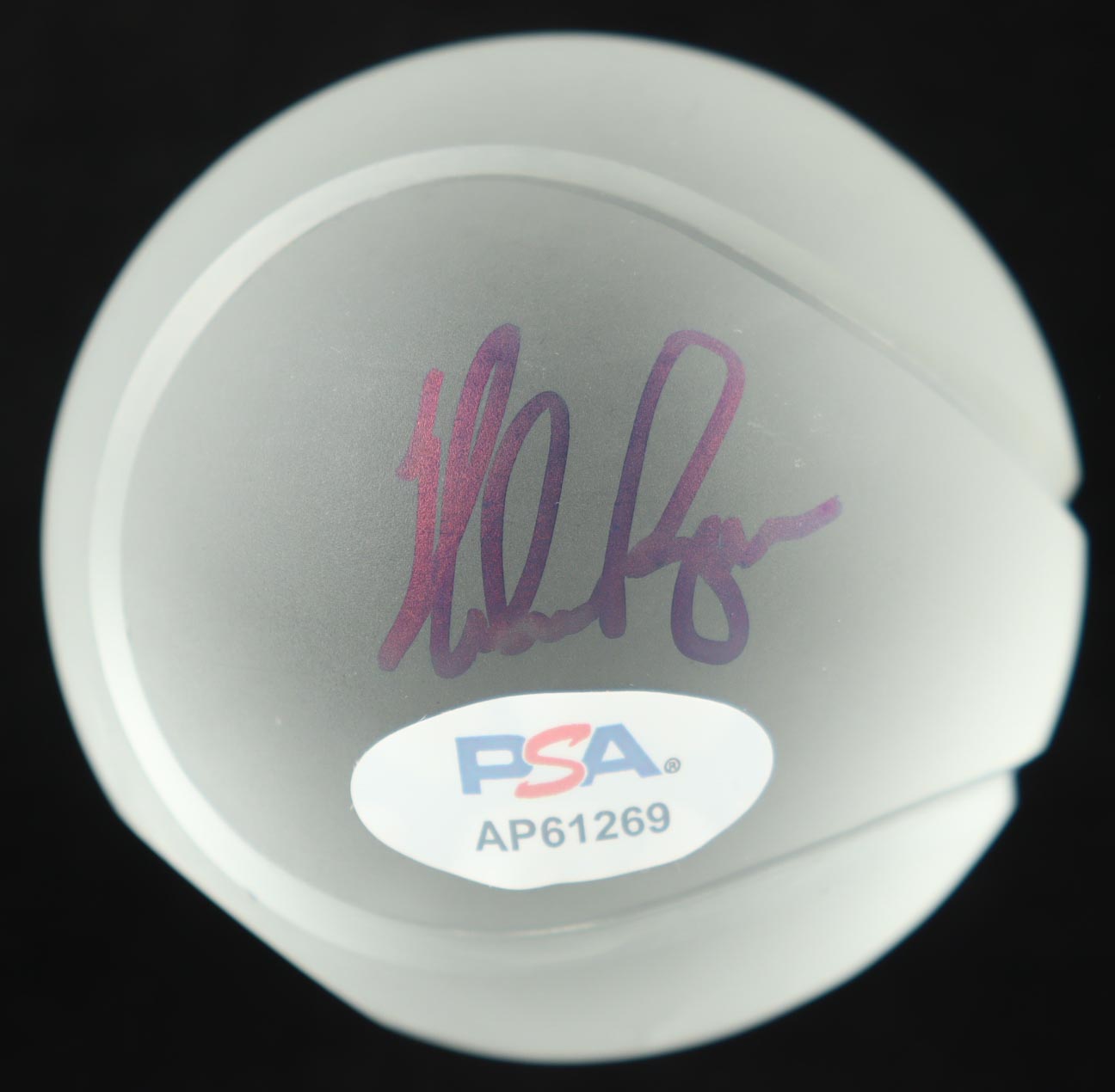 Nolan Ryan Signed Tiffany & Co. Lead Crystal Baseball with Wood & Glass Display Case (PSA) at PristineAuction.com Nolan Ryan Signed Tiffany & Co. Lead Crystal Baseball with Wood & Glass Display Case (PSA) at PristineAuction.com