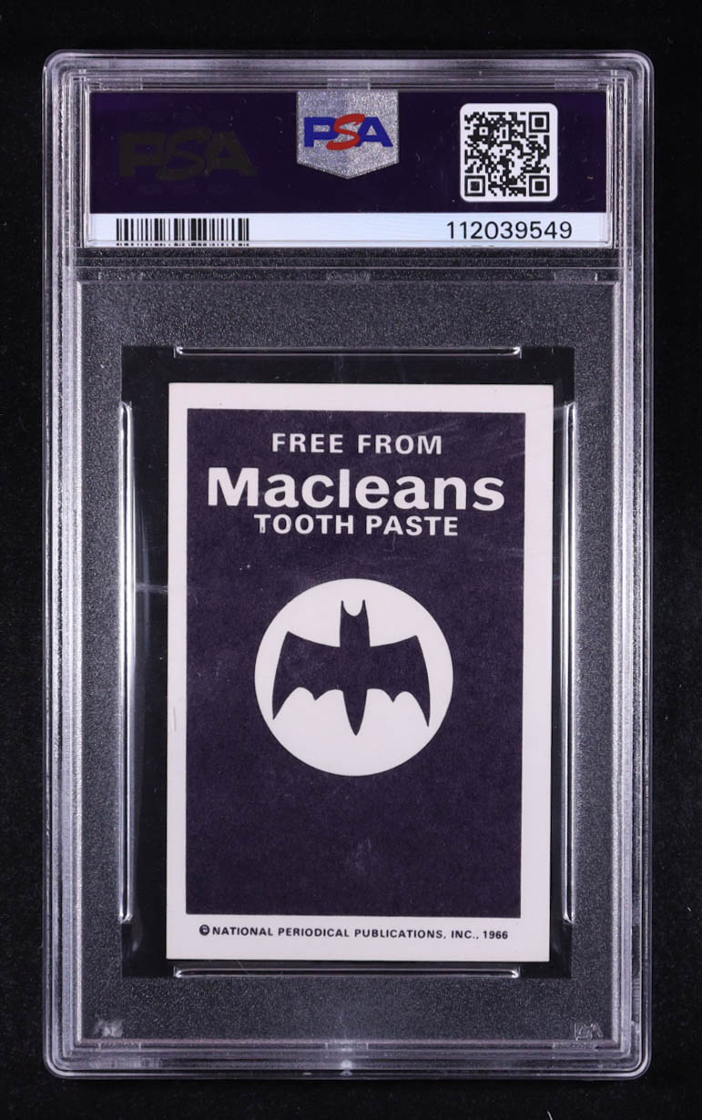 The Joker 4 1966 Maclean's Toothpaste Batman #NNO (PSA 6.5) at PristineAuction.com The Joker 4 1966 Maclean's Toothpaste Batman #NNO (PSA 6.5) at PristineAuction.com