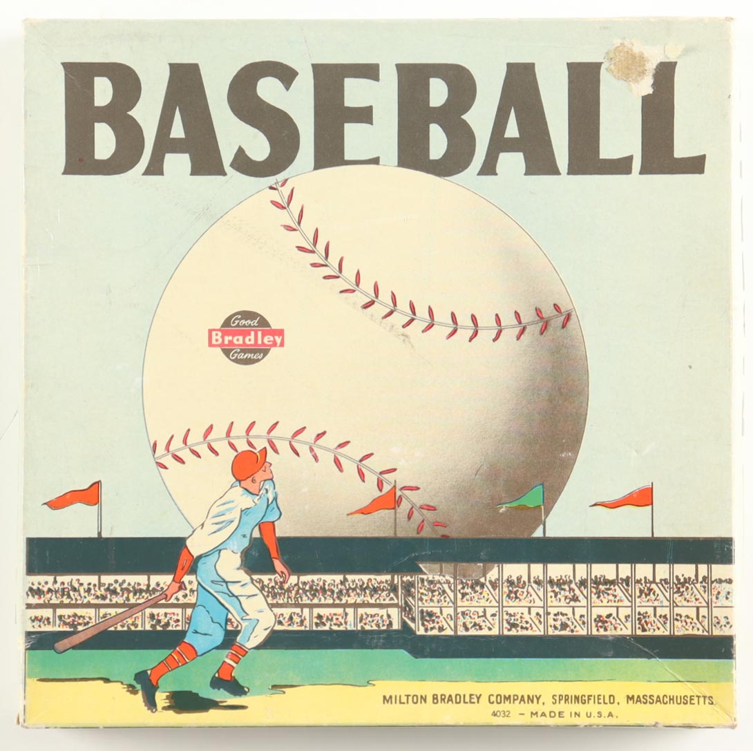 1941 Vintage Milton Bradley Baseball Game with Complete Piece & Vintage Art at PristineAuction.com 1941 Vintage Milton Bradley Baseball Game with Complete Piece & Vintage Art at PristineAuction.com