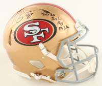 Mykel Williams Signed 49ers Full-Size Authentic On-Field Speed Helmet Inscribed "2025 1st Rd Pick" (Beckett) at PristineAuction.com