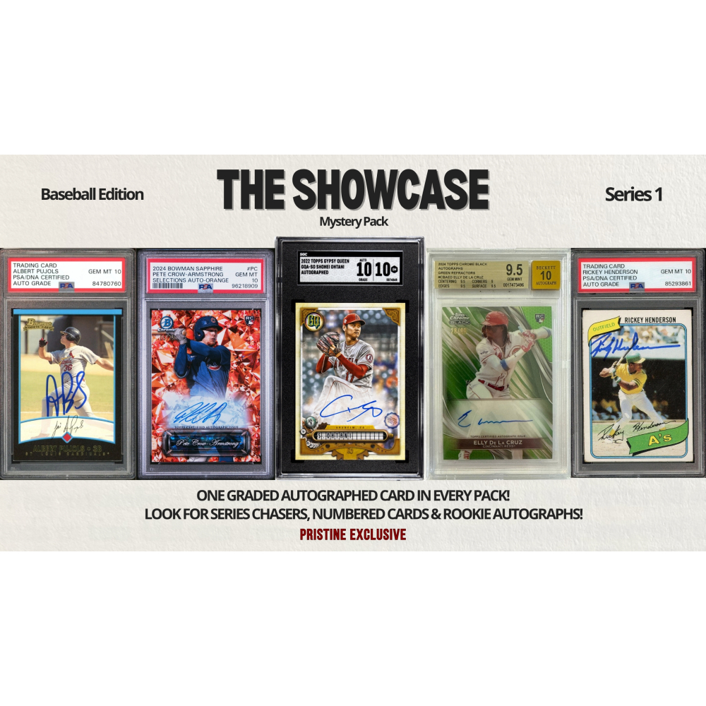“The Showcase” Mystery Box / Pack - Baseball Edition - Series 1 at PristineAuction.com