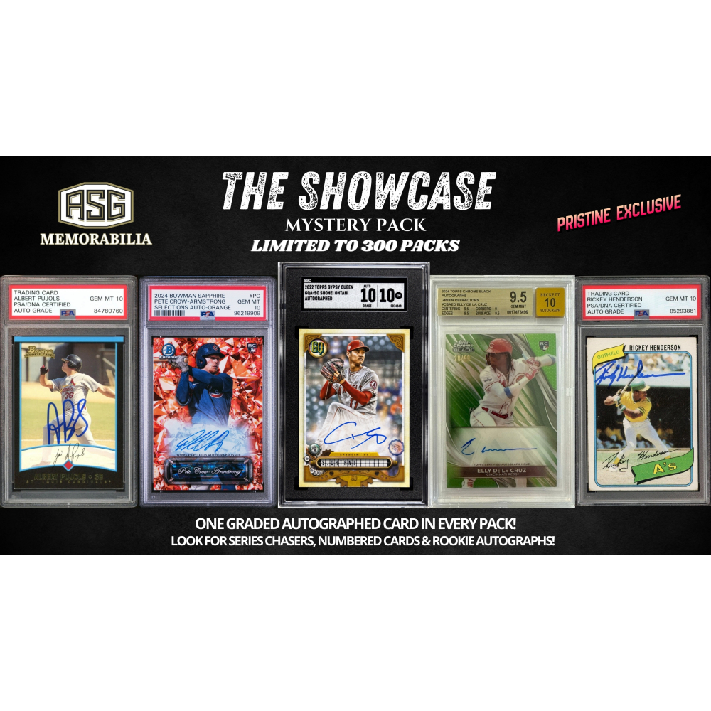 “The Showcase” Mystery Box / Pack - Baseball Edition - Series 1 at PristineAuction.com