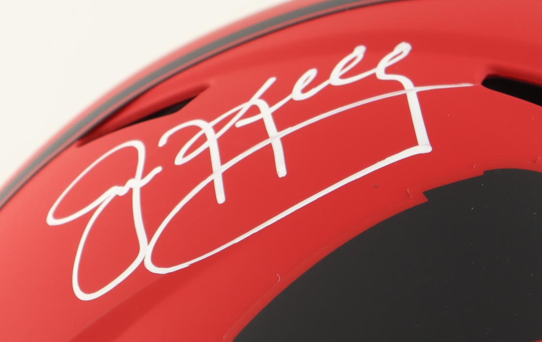 Jim Kelly Signed Bills Full-Size Authentic On-Field Rave Alternate Speed Helmet (Beckett) at PristineAuction.com Jim Kelly Signed Bills Full-Size Authentic On-Field Rave Alternate Speed Helmet (Beckett) at PristineAuction.com