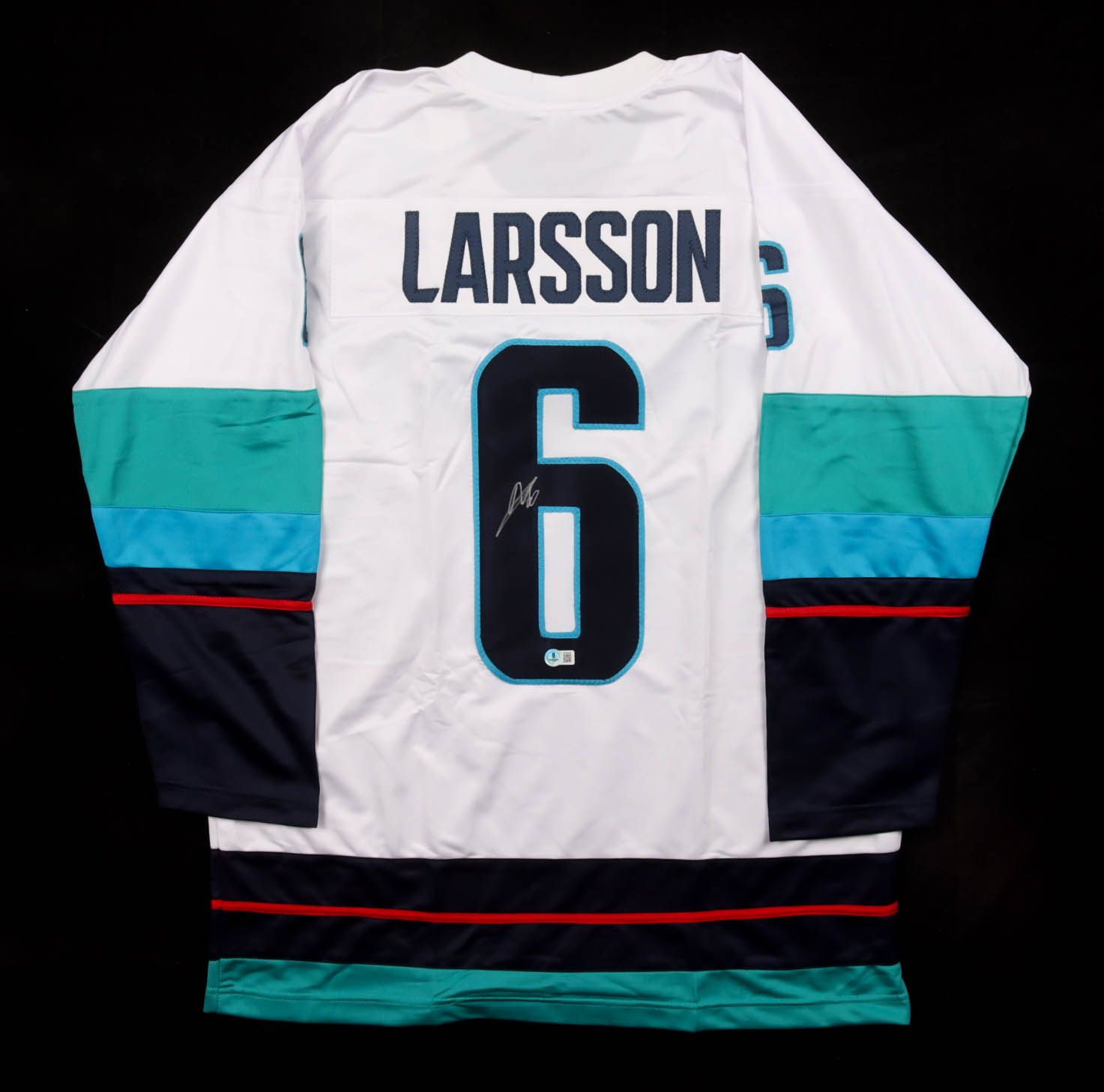 Adam Larsson Signed Jersey (Beckett) at PristineAuction.com Adam Larsson Signed Jersey (Beckett) at PristineAuction.com