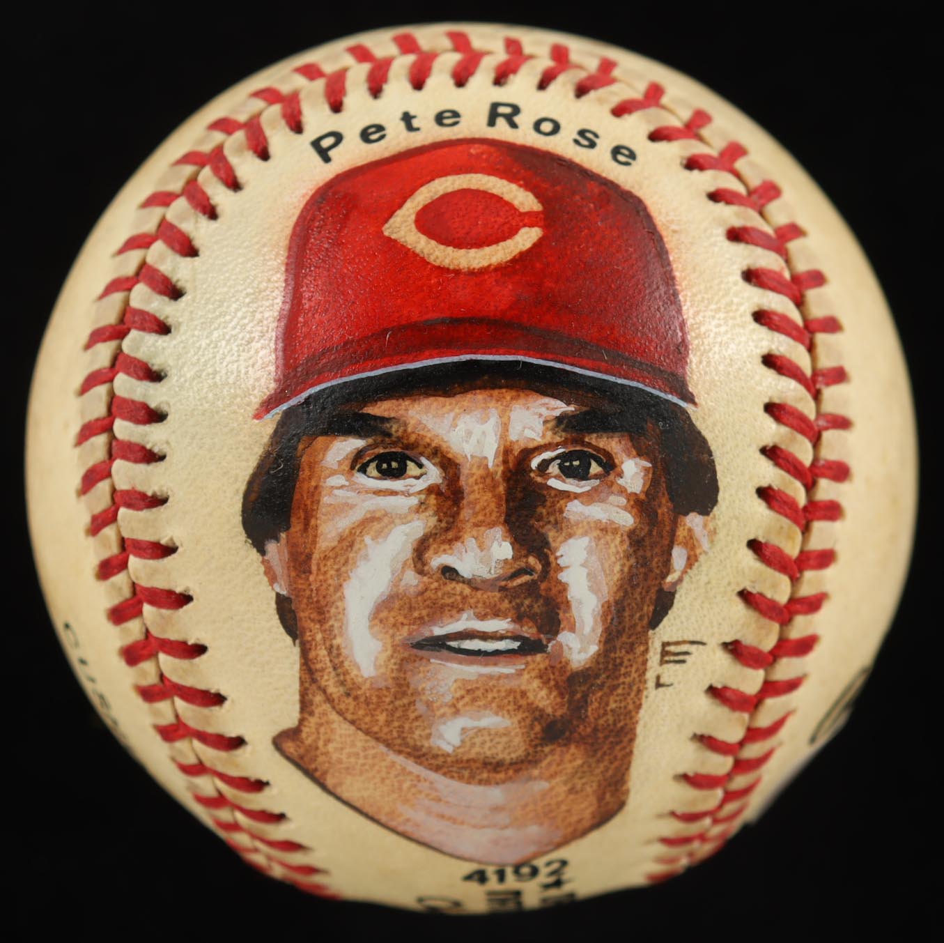 Pete Rose Signed Hand-Painted ONL Baseball with Display Case Inscribed "9-11-85" (PSA) at PristineAuction.com Pete Rose Signed Hand-Painted ONL Baseball with Display Case Inscribed "9-11-85" (PSA) at PristineAuction.com