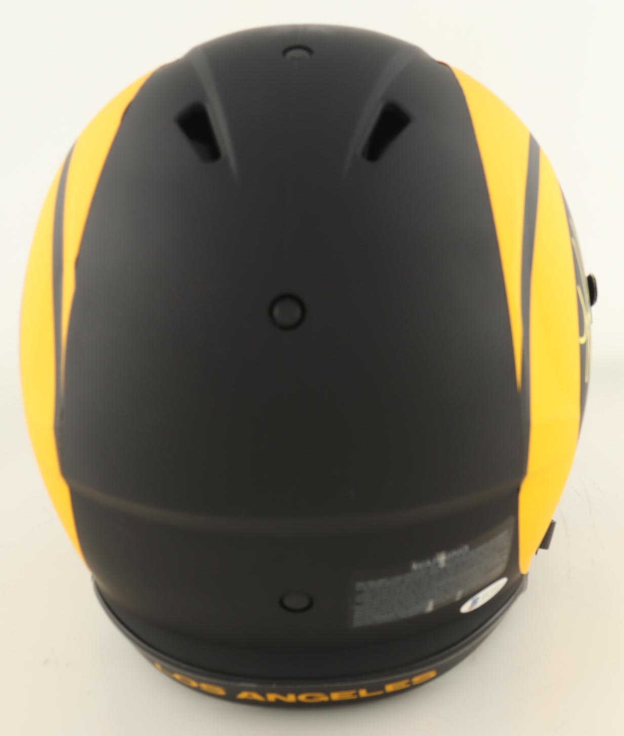 Kurt Warner Signed Rams Full-Size Authentic On-Field Eclipse Alternate Speed Helmet Inscribed "SB XXXIV MVP" (Beckett) at PristineAuction.com Kurt Warner Signed Rams Full-Size Authentic On-Field Eclipse Alternate Speed Helmet Inscribed "SB XXXIV MVP" (Beckett) at PristineAuction.com