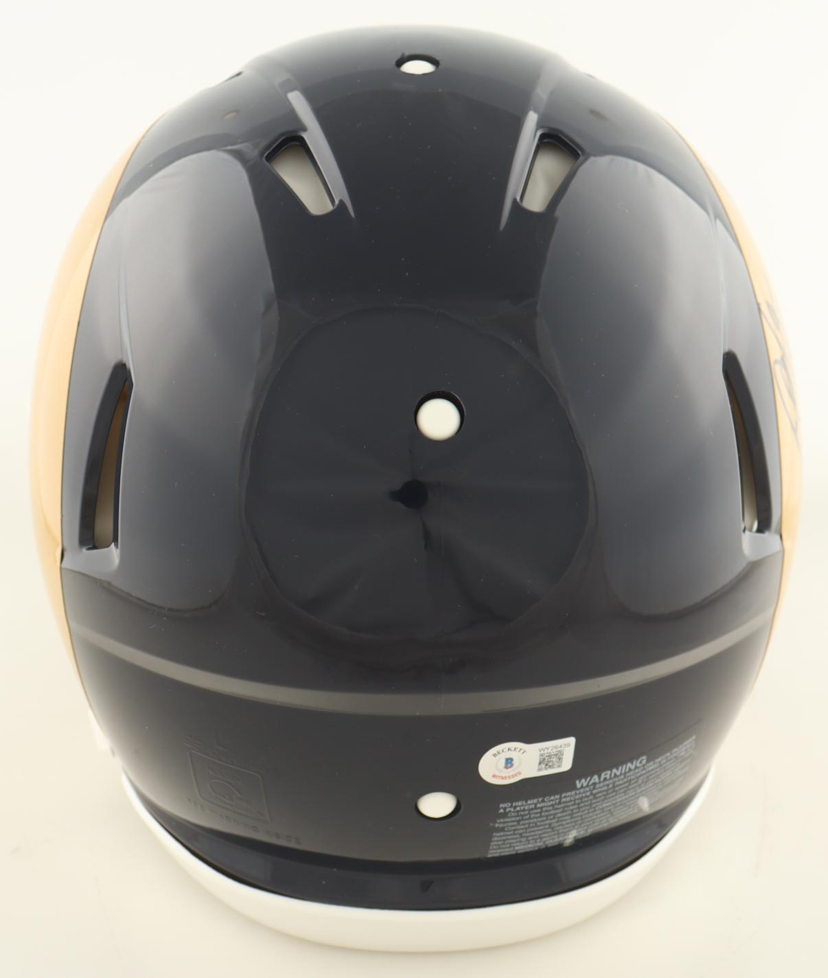 Kurt Warner, Marshall Faulk & Dick Vermeil Signed Rams Full-Size Authentic On-Field Speed Helmet Inscribed "HOF 2022", "HOF 17" & "HOF 20XI" (Beckett) at PristineAuction.com Kurt Warner, Marshall Faulk & Dick Vermeil Signed Rams Full-Size Authentic On-Field Speed Helmet Inscribed "HOF 2022", "HOF 17" & "HOF 20XI" (Beckett) at PristineAuction.com