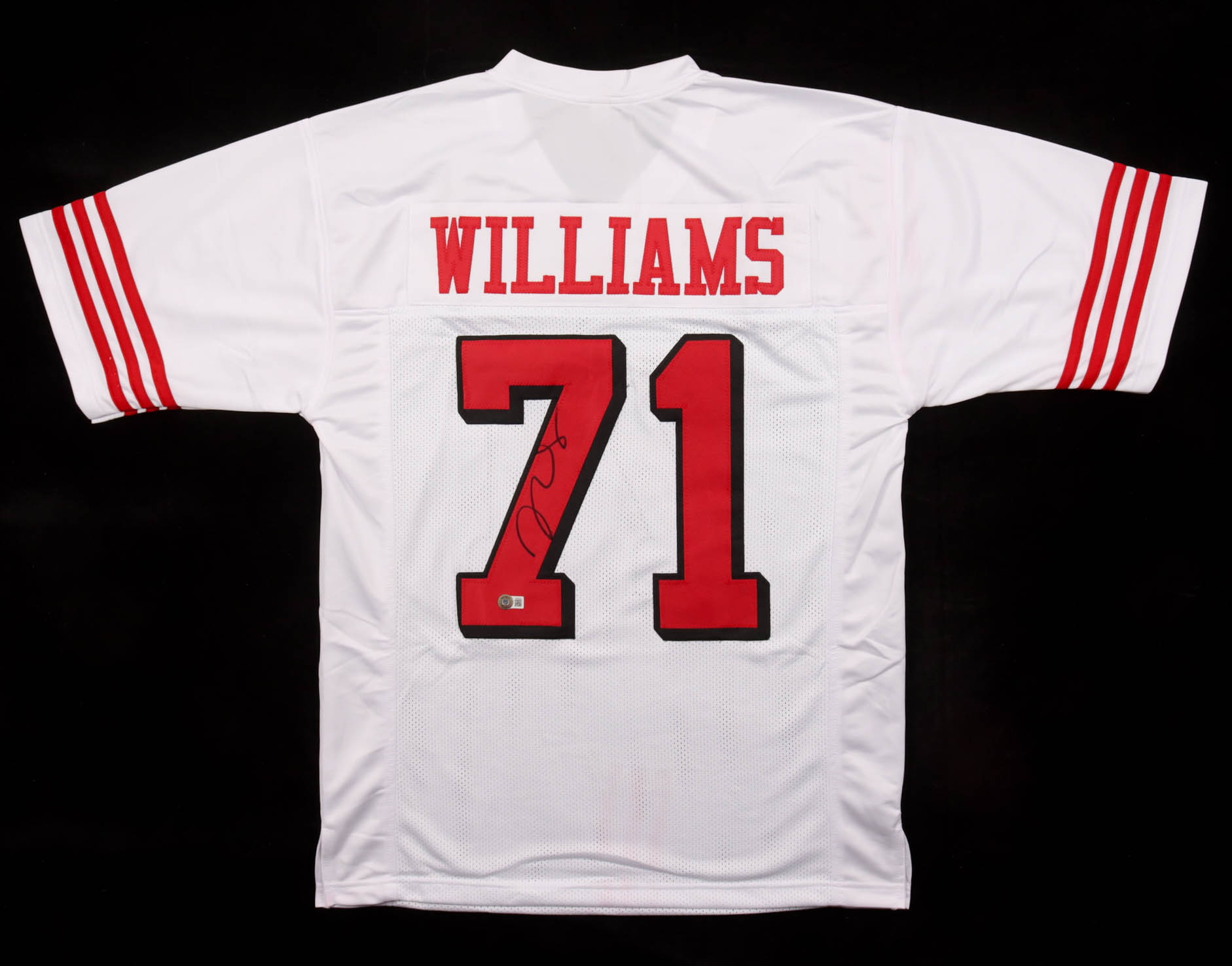 Trent Williams Signed Jersey (Beckett) at PristineAuction.com Trent Williams Signed Jersey (Beckett) at PristineAuction.com