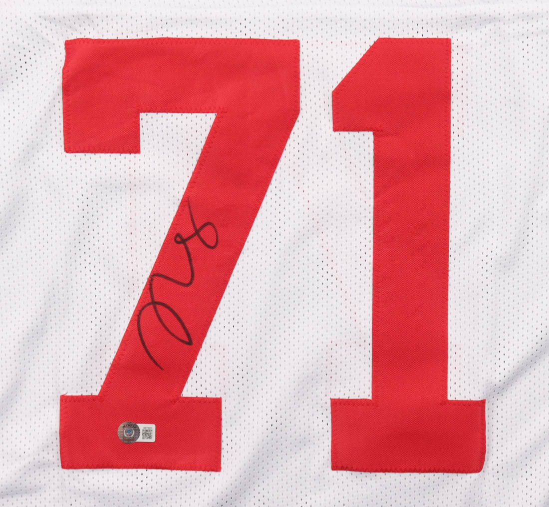 Trent Williams Signed Jersey (Beckett) at PristineAuction.com Trent Williams Signed Jersey (Beckett) at PristineAuction.com