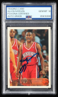 Allen Iverson Signed 1996-97 Topps #171 RC (PSA | Auto 10 ) at PristineAuction.com
