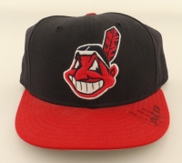 Juan Gonzalez Signed Indians Baseball Hat (Fleer) at PristineAuction.com