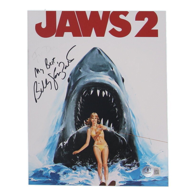 Billy Van Zandt Signed "Jaws 2" 8x10 Photo Inscribed "My Best" (Beckett) at PristineAuction.com Billy Van Zandt Signed "Jaws 2" 8x10 Photo Inscribed "My Best" (Beckett) at PristineAuction.com