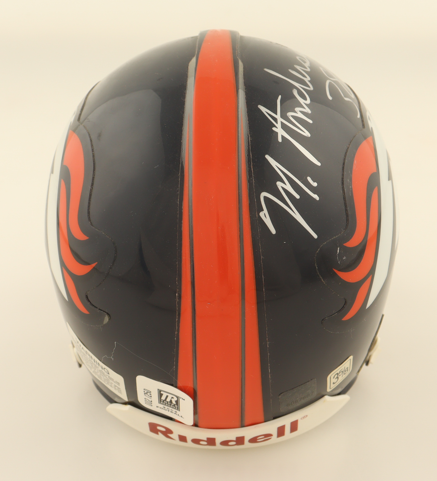 Mike Anderson Signed Broncos Mini Helmet (Topps) at PristineAuction.com Mike Anderson Signed Broncos Mini Helmet (Topps) at PristineAuction.com