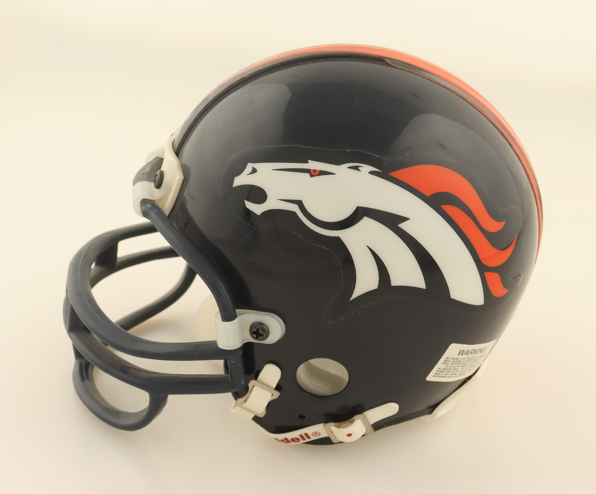 Mike Anderson Signed Broncos Mini Helmet (Topps) at PristineAuction.com Mike Anderson Signed Broncos Mini Helmet (Topps) at PristineAuction.com