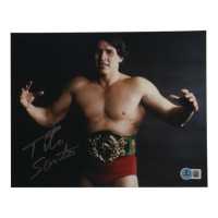 Tito Santana Signed WWF 8x10 Photo (Beckett) at PristineAuction.com