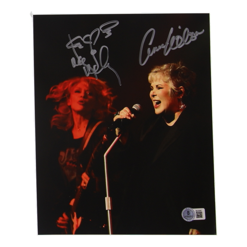 Nancy Wilson & Ann Wilson Signed "Heart" 8x10 Photo (Beckett) at PristineAuction.com Nancy Wilson & Ann Wilson Signed "Heart" 8x10 Photo (Beckett) at PristineAuction.com