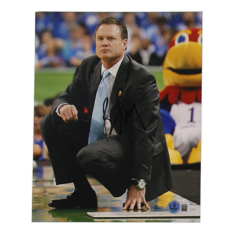 Bill Self Signed Kansas Jayhawks 8x10 Photo (Beckett) at PristineAuction.com Bill Self Signed Kansas Jayhawks 8x10 Photo (Beckett) at PristineAuction.com
