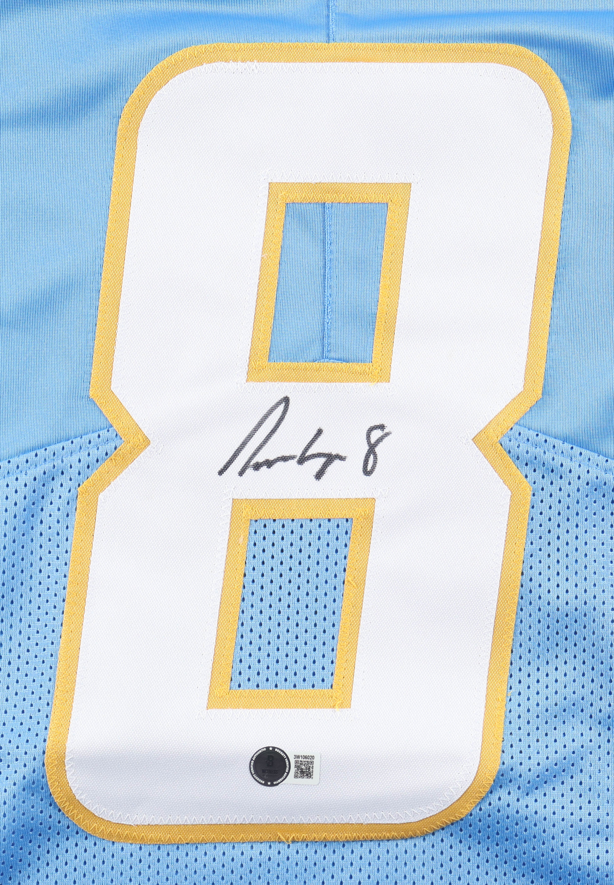 Omarion Hampton Signed Jersey (Beckett) at PristineAuction.com Omarion Hampton Signed Jersey (Beckett) at PristineAuction.com