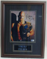 "Stone Cold" Steve Austin Signed WWE Custom Framed Photo (Beckett) at PristineAuction.com