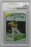 Rickey Henderson 1980 Topps #482 (BGS 7.5) at PristineAuction.com