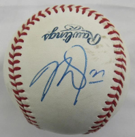 Mike Trout Signed OML Baseball (Beckett) at PristineAuction.com