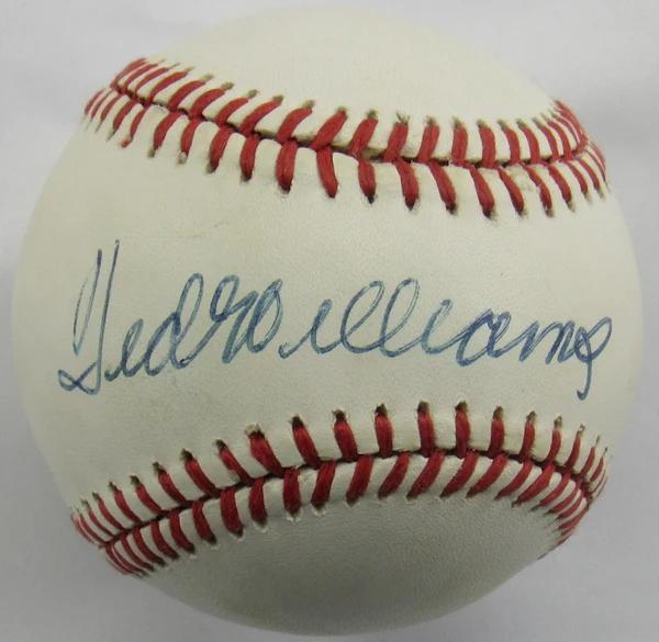 Ted Williams Signed OAL Baseball (Beckett) at PristineAuction.com Ted Williams Signed OAL Baseball (Beckett) at PristineAuction.com