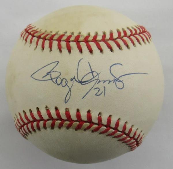 Roger Clemens Signed OAL Baseball (Beckett) at PristineAuction.com Roger Clemens Signed OAL Baseball (Beckett) at PristineAuction.com