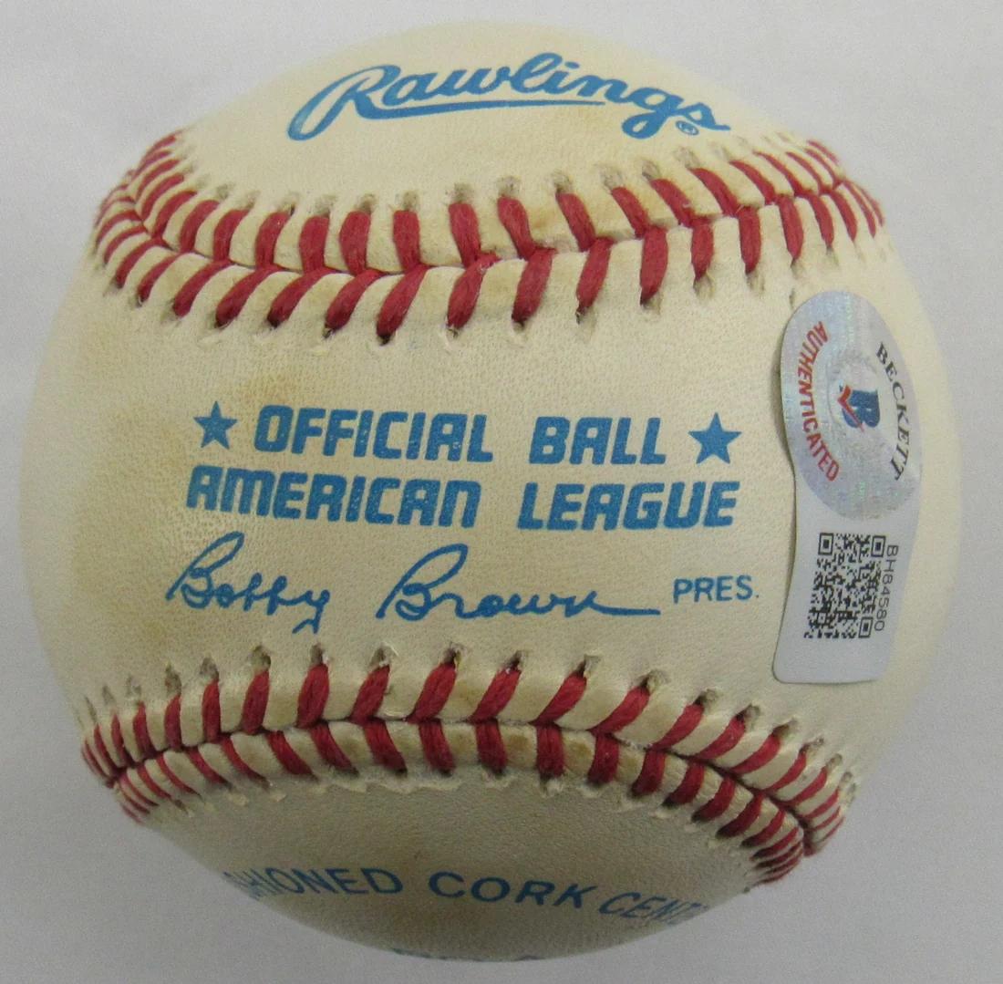 Reggie Jackson Signed OAL Baseball (Beckett) at PristineAuction.com Reggie Jackson Signed OAL Baseball (Beckett) at PristineAuction.com