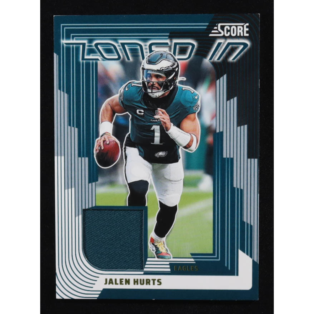 Jalen Hurts 2025 Score Zoned In Jerseys #12 at PristineAuction.com
