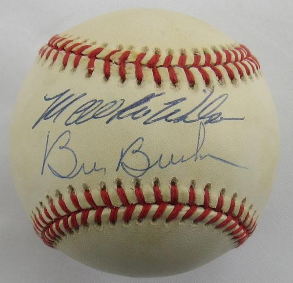 Bill Buckner & Mookie Wilson Signed OAL Baseball (Beckett) at PristineAuction.com Bill Buckner & Mookie Wilson Signed OAL Baseball (Beckett) at PristineAuction.com
