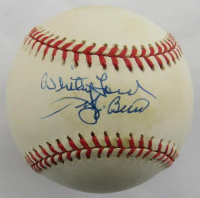 Whitey Ford & Yogi Berra Signed OAL Baseball (Beckett) at PristineAuction.com