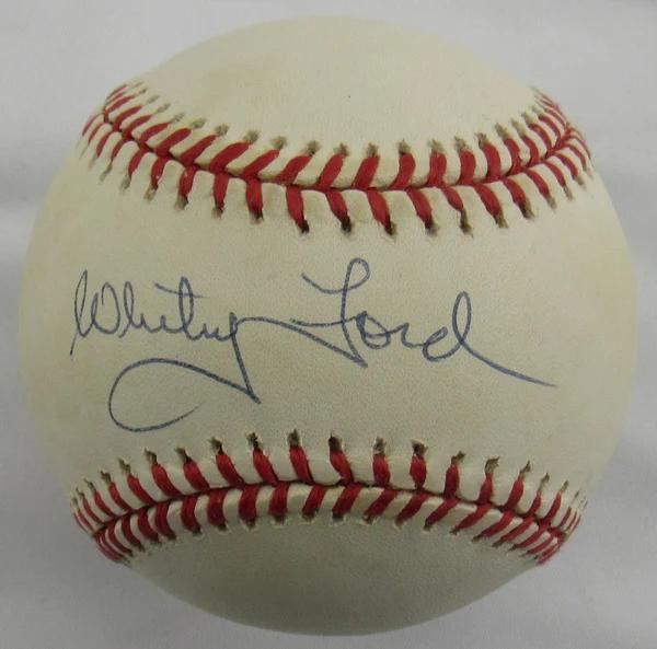 Whitey Ford Signed OAL Baseball (Beckett) at PristineAuction.com Whitey Ford Signed OAL Baseball (Beckett) at PristineAuction.com
