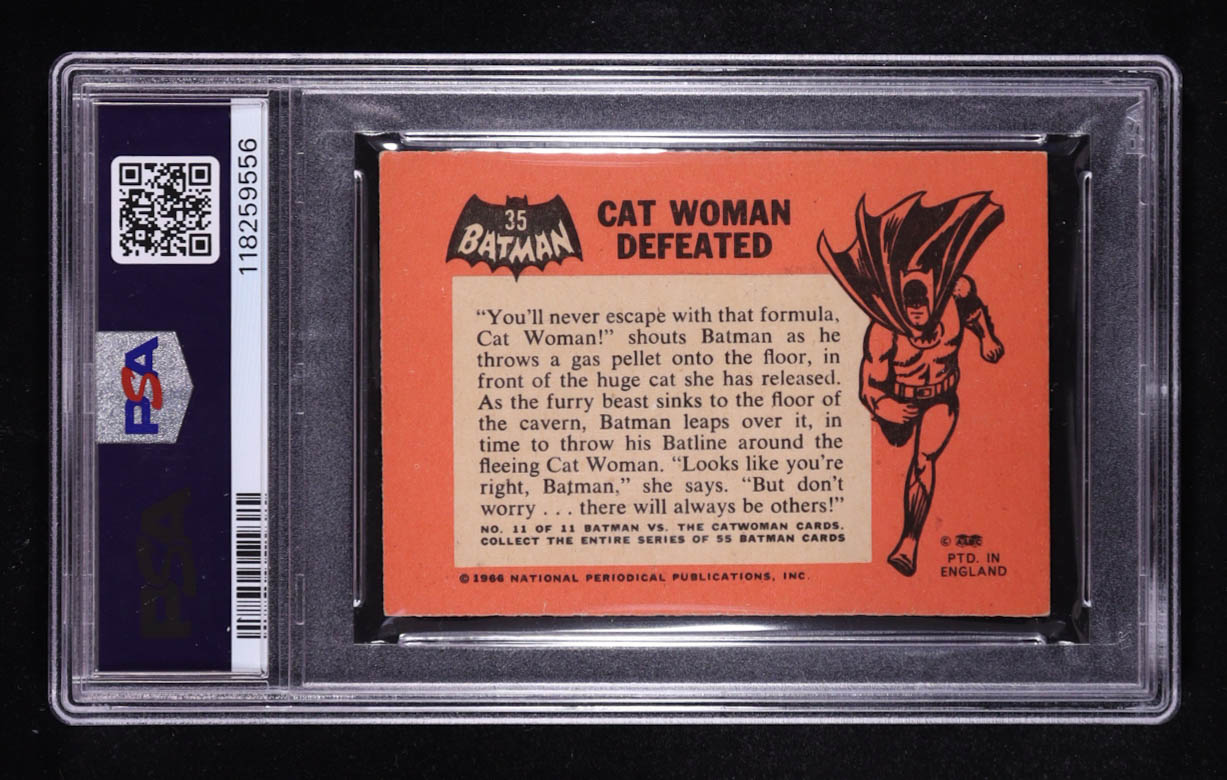 Cat Woman Defeated 1966 A&BC Batman Black Bat #35 (PSA 6) at PristineAuction.com Cat Woman Defeated 1966 A&BC Batman Black Bat #35 (PSA 6) at PristineAuction.com