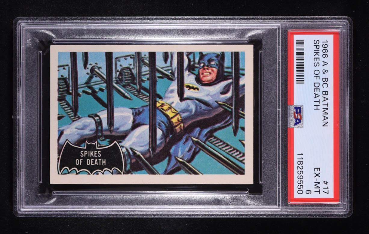 Spikes of Death 1966 A&BC Batman Black Bat #17 (PSA 6) at PristineAuction.com Spikes of Death 1966 A&BC Batman Black Bat #17 (PSA 6) at PristineAuction.com