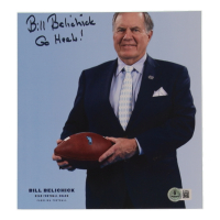 Bill Belichick Signed North Carolina Tar Heels 8x10 Photo Inscribed "Go Heels!" (Beckett) at PristineAuction.com