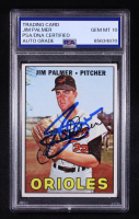 Jim Palmer Signed 1967 Topps #475 (PSA | Auto Grade 10) at PristineAuction.com