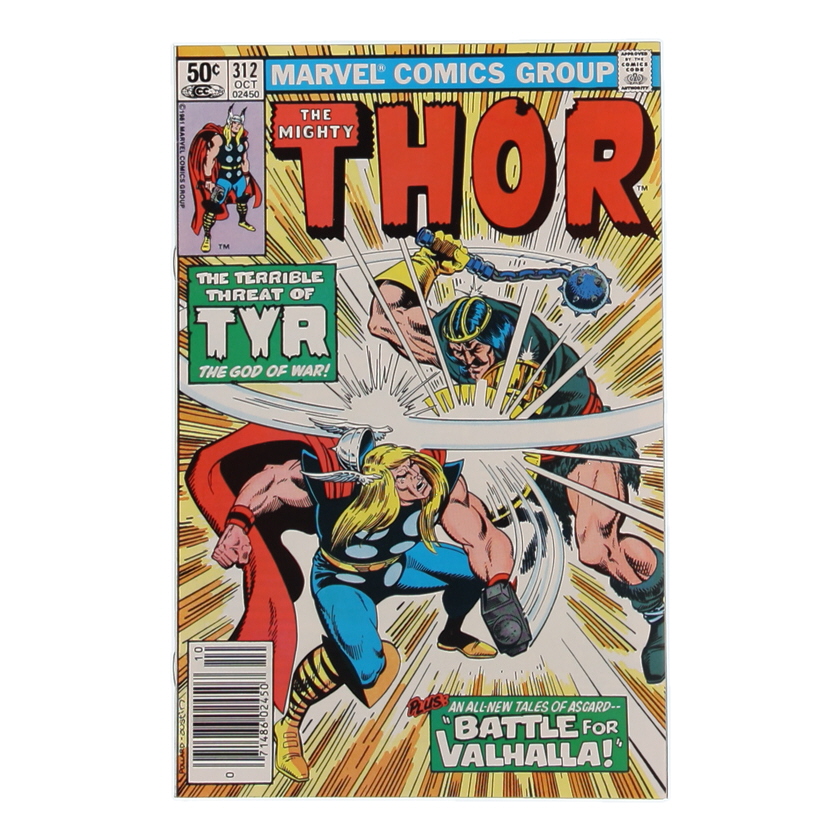 1981 "The Mighty Thor" Issue #312 Marvel Comic Book at PristineAuction.com 1981 "The Mighty Thor" Issue #312 Marvel Comic Book at PristineAuction.com